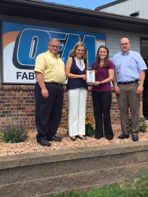 OEM Fabricators plaque presentation