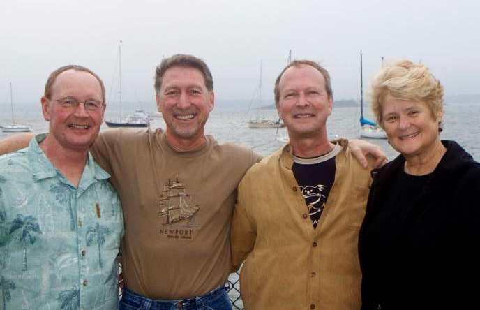 Ted Campbell and Jeff Beal with Steve and Leslie Penrose