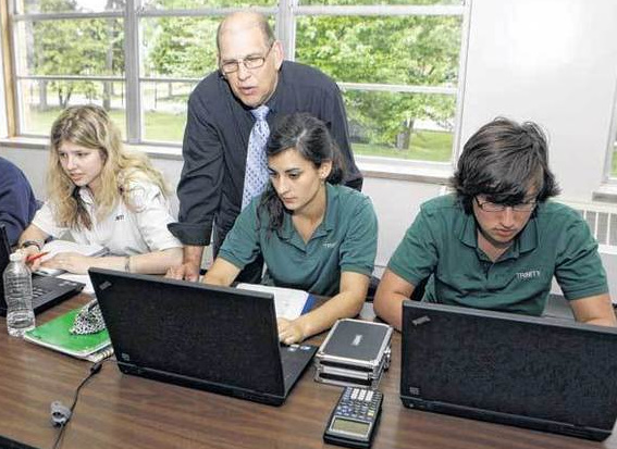 Mr. Finke and Students