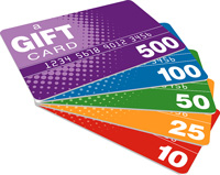Donate While You Shop Gift Cards