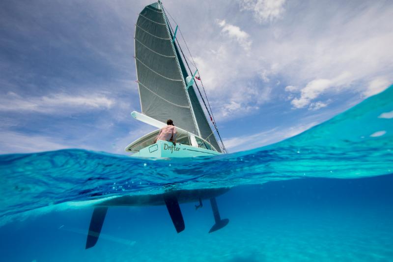 On board DRIFTER, the sailing yacht owned by music legend Jimmy Buffett