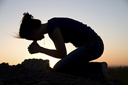 prayer woman