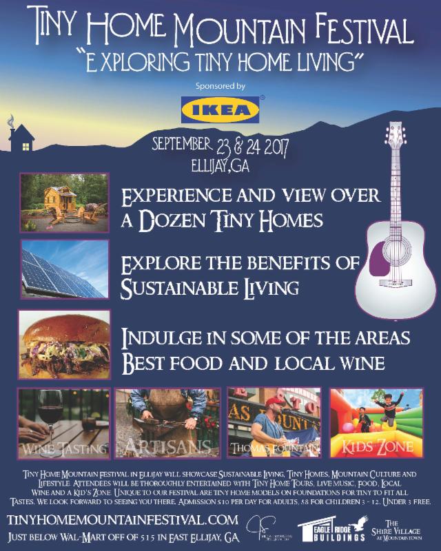 Tiny Home Mtn Festival Poster