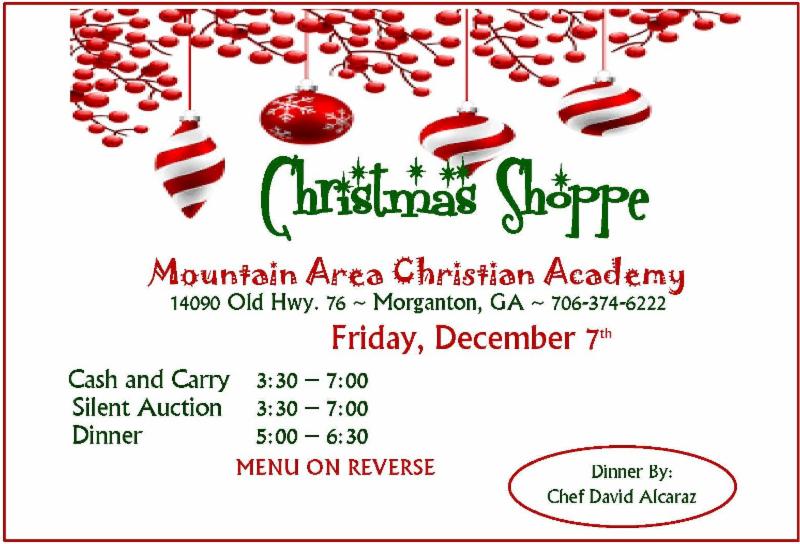 Christmas Shoppe at MACA