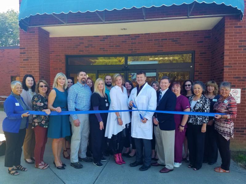 Ribbon Cutting for Dr. Squires at Fannin Regional Hospital