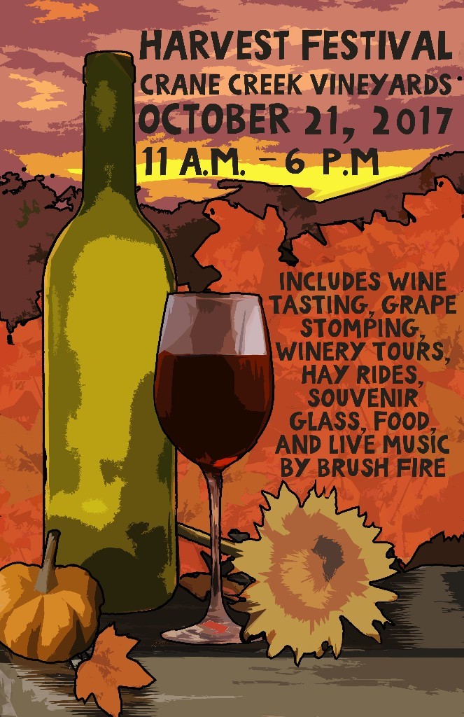 Harvest Festival at Crane Creek Vineyards Poster