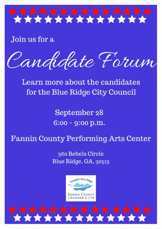 Candidate Forum Poster