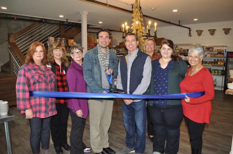 gather Blue Ridge Ribbon Cutting