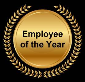 employee of the year trophy