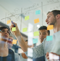 people collaborating on project