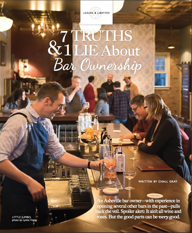 7 Truths and 1 Lie about Bar Ownership by Chall Gray