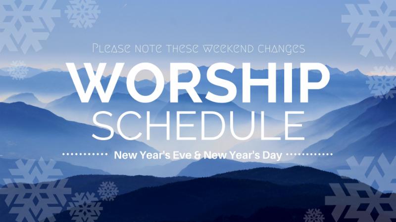 Worship Schedule