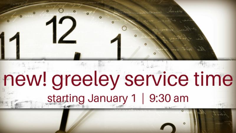 New Worship Schedule