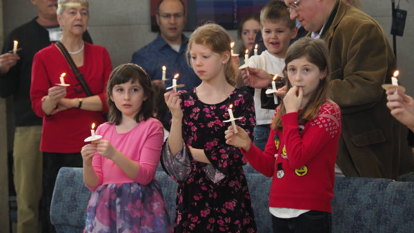 Christmas Eve Candle lighting