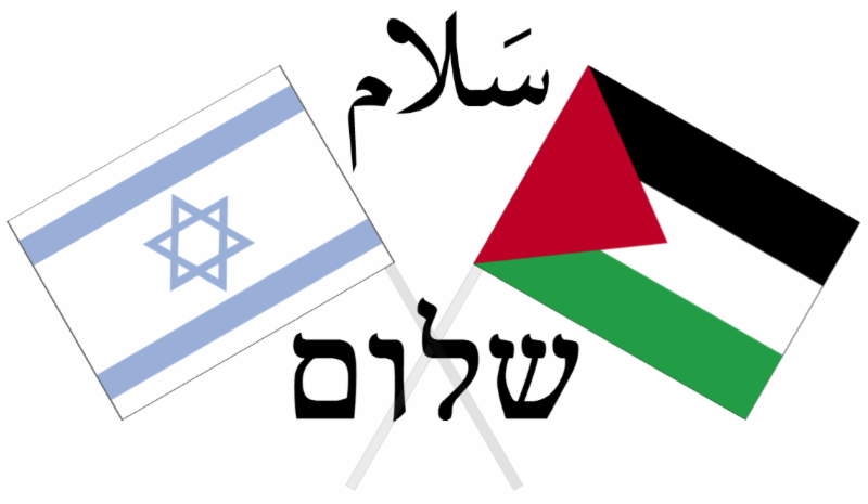 Israel Palestine flags