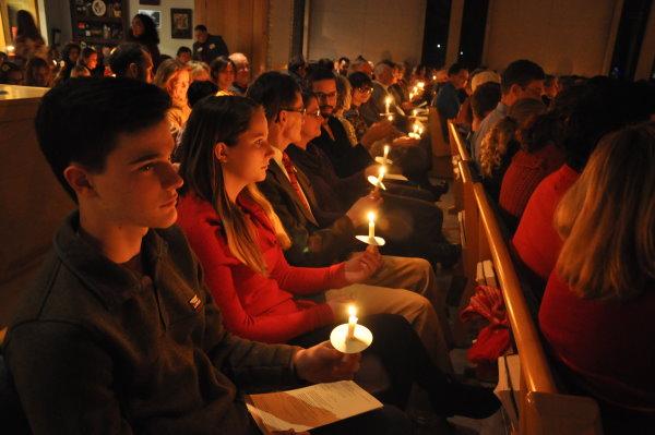 Candlelit sanctuary