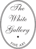 white gallery logo