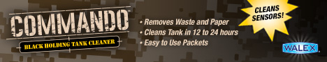Walex Commando cleans holding tank sensors