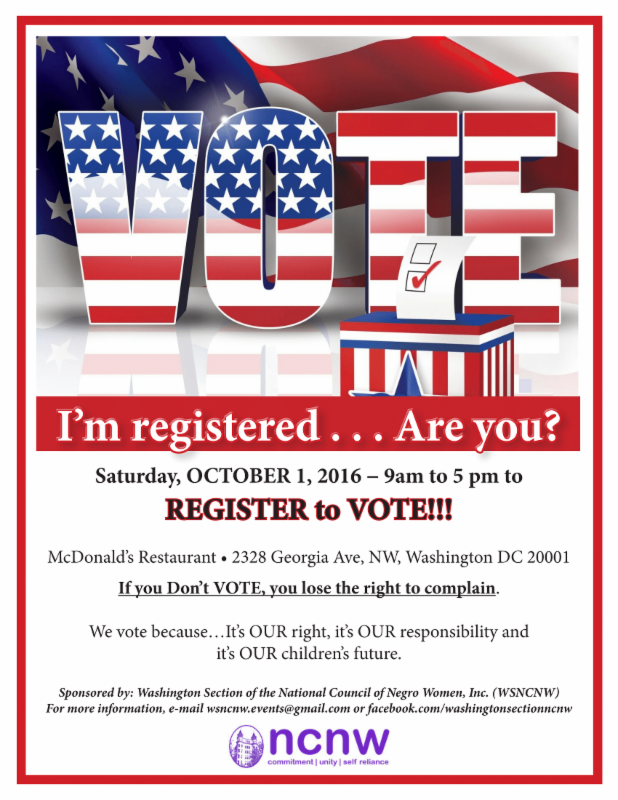 VOTE I'm RegisteredAre you?