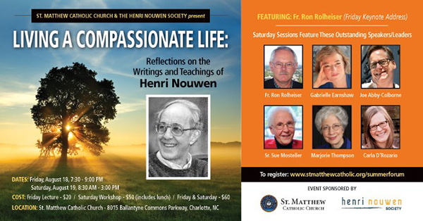 Living a Compassionate Life_ August 18 _ 19_ Charlotte_ NC