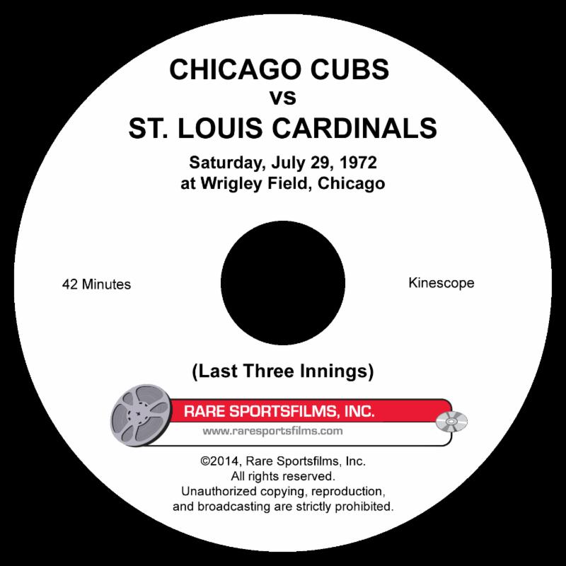 1972 Cubs vs Cardinals at Wrigley Field
