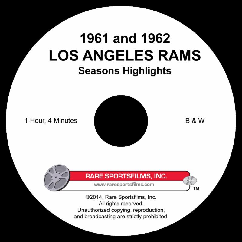 1961 & 1962 Los Angeles Rams Season Highlights