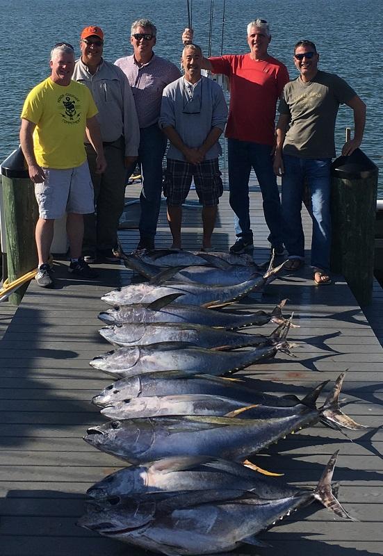 Jersey Shore Fishing Great tuna bite before storm