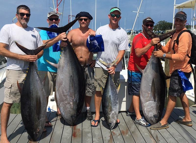 Jersey Shore Fishing Canyon tuna turning on