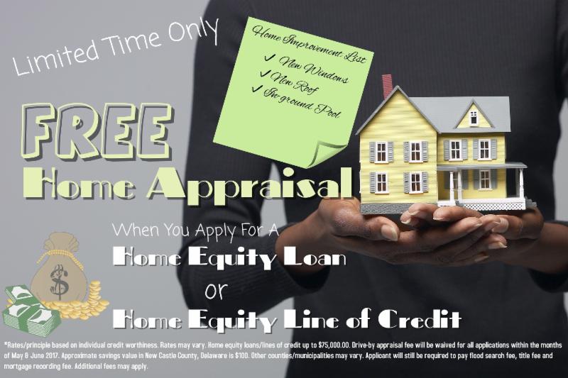 time is running out free home appraisal with home equity application