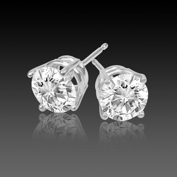 Happy New Year News From Springfield Ballet Company 3 ½ Carat Diamond Stud Earrings Donated By Denney Jewelers