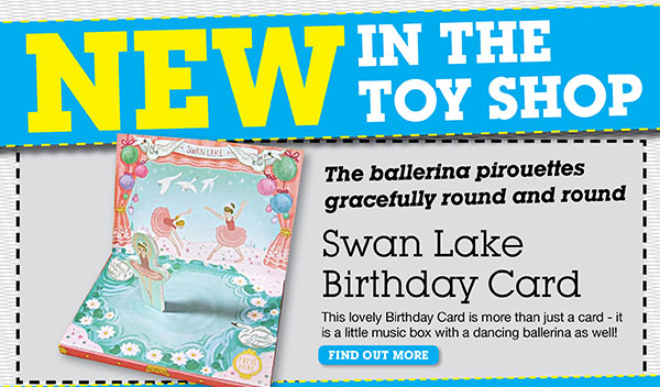 Swan Lake Birthday Card