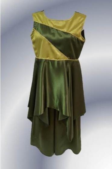 Two Tone Satin Top