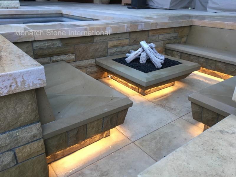 Santa Barbara Sandstone and French Limestone