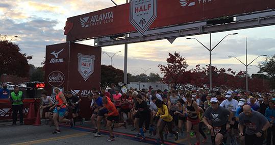 Thanksgiving Day Half Marathon Events hosted by the Atlanta Track Club
