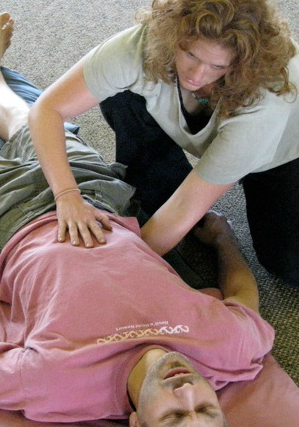 Breathwork with hands