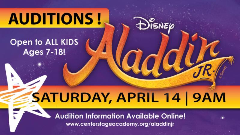 Aladdin Jr Auditions
