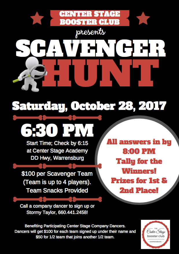 CS Company Scavenger Hunt Fundraiser