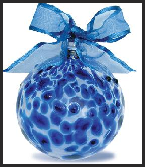 Blue Dot Ornament