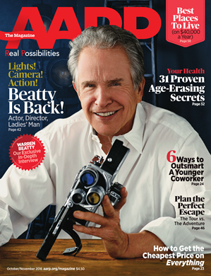 After 18 Years of Near-Silence, Warren Beatty Opens Up in the October/November Issue of AARP The Magazine