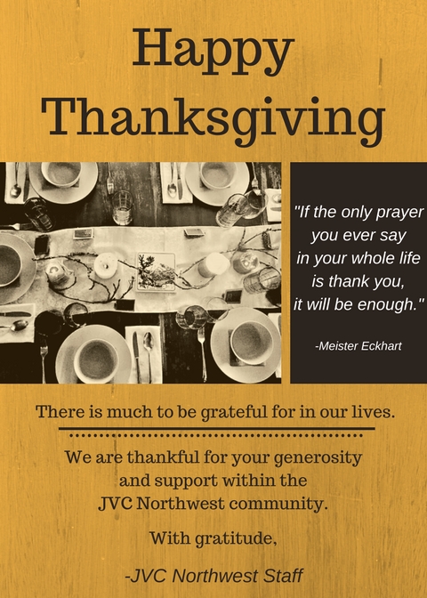 Thanksgiving Message