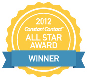 2012 Constant Contact All Star Award Winner