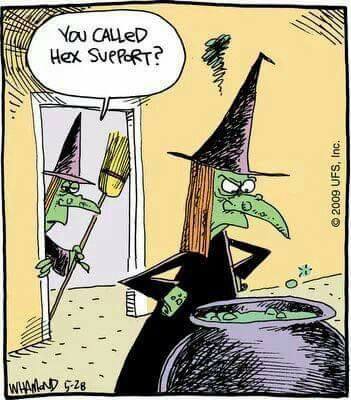Witch cartoon