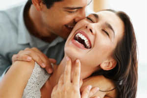 Young Couple Laughing