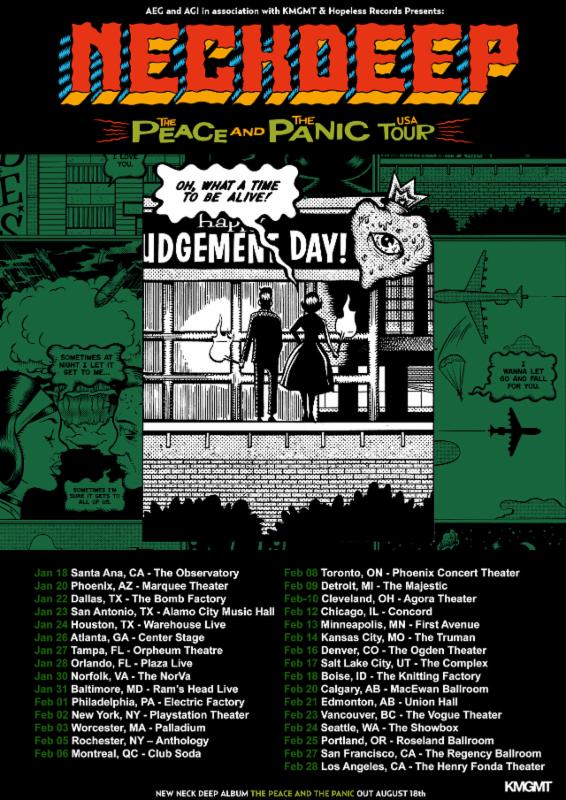 Neck Deep Announces 2018 North American Tour