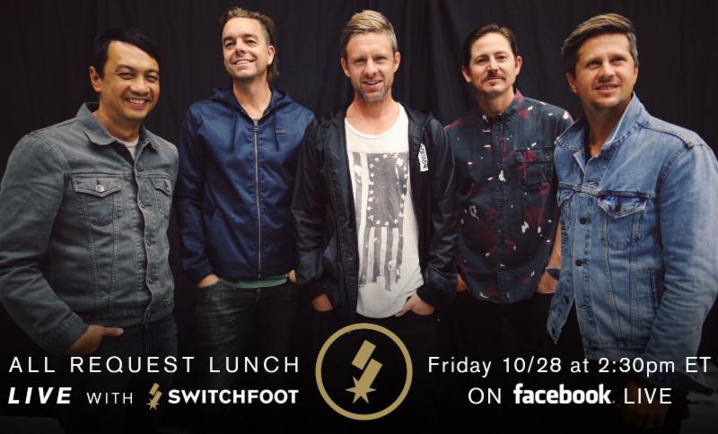 Switchfoot Announces "ALL REQUEST LUNCH LIVE" Weekly Livestream!Announces "ALL REQUEST LUNCH LIVE" Weekly Livestream!Announces "ALL REQUEST LUNCH LIVE" Weekly Livestream!