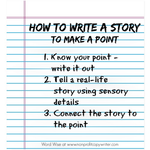 How to write a story to make a point