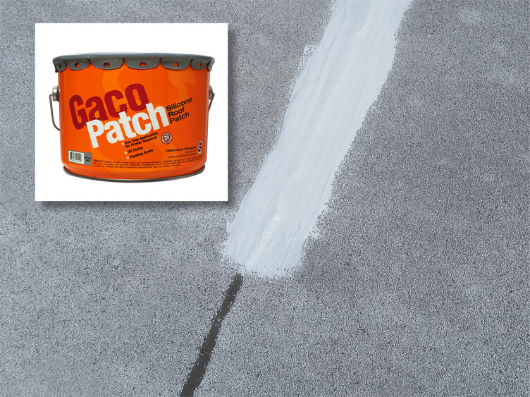 GacoPatch the First Standalone Silicone Roof Patch