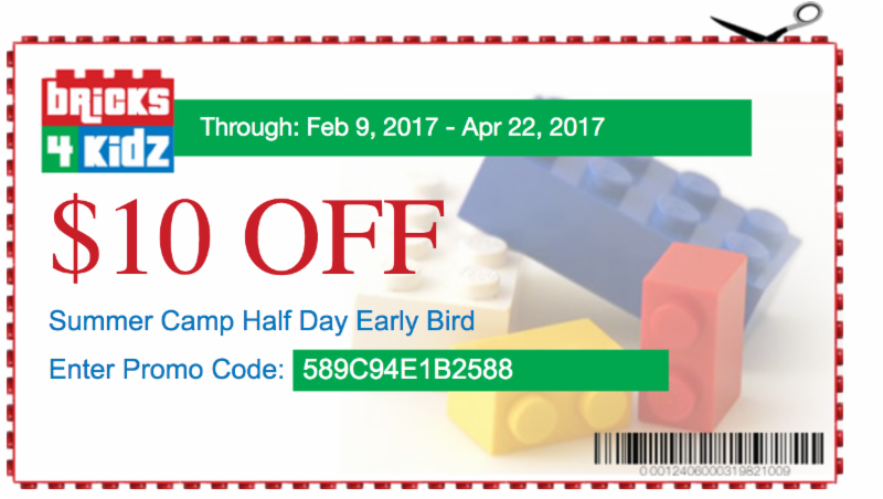 Coupon bricks 4 kidz
