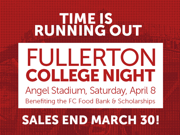 Fullerton College Night on April 8