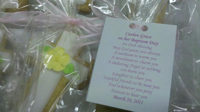 cross wrapped cookie
